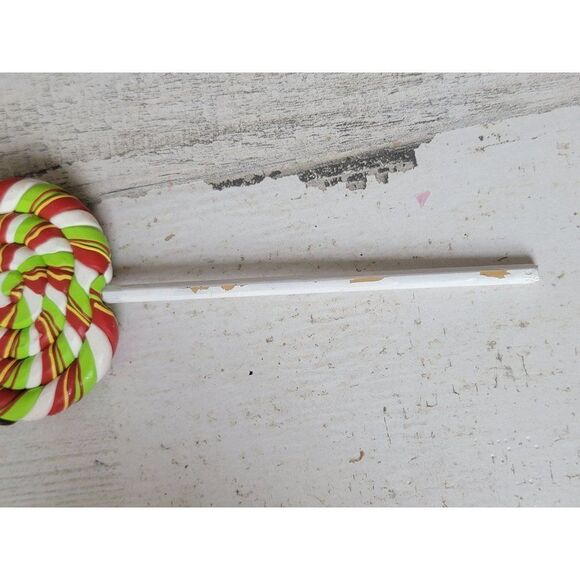 Lollipop candy covered chocolates sweets glitter ornament Xmas decor - Picture 4 of 6